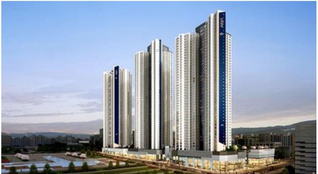 동탄역 디에트르 퍼스티지 주경 전경